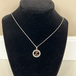 NWT Dainty Round Alphabet Necklaces